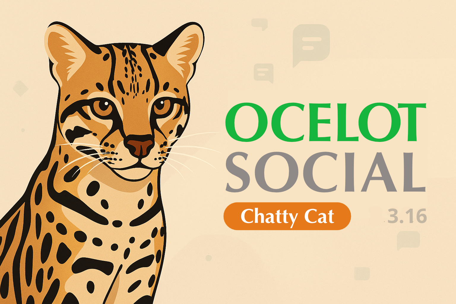 Ocelot.social 3.16 Chatty Cat ist da – Gruppen-Chaträume